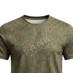 เสื้อยืดล่าสัตว์ขายส่ง โลโก้สั่งทำ ผ้าเนื้อนุ่ม บริการ OEM เสื้อยืดล่าสัตว์สำหรับกิจกรรมกลางแจ้ง - Product Image 5