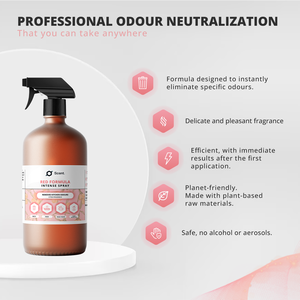 Neutralizador de Olores en Aerosol Intenso, Fórmula Roja: Cocina, Basura, Alimentos Fritos y Olores Orgánicos - Botella de 1L - Terminado - Product Image 4
