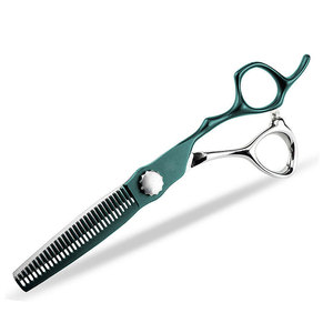Tijeras de Peluquería Profesionales OEM Verde Plateado, Tijeras para Cortar Cabello, Tijeras de Entresacar, Tijeras de Corte para Barbería - Product Image 2