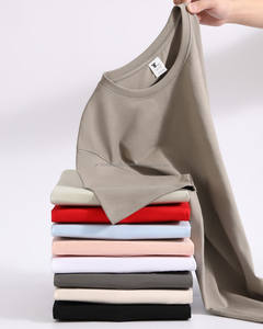 เสื้อยืดพิมพ์ลายเสื้อยืดผ้าฝ้ายธรรมดาสำหรับทุกเพศผ้าฝ้าย100% ดีไซน์240gsm - Product Image 3