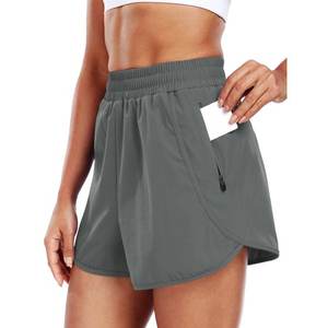 Shorts Deportivos Bermuda para Mujer, Transpirables, 100% Algodón, Secado Rápido, Cintura Elástica para Yoga y Correr con Bolsillo Lateral - Product Image 5