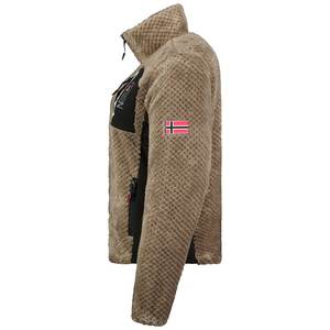 Chaqueta de Forro Polar Cálida y Suave con Cuello Alto y Cremallera Exclusiva para Mujer, Ropa de Invierno Clásica, Chaqueta Ligera para el Frío - Product Image 3