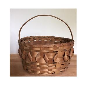 Rustic Bamboo <b>Basket</b> Eco-Friendly Durable Traditional Multipurpose Organizer Circle for Kitchen Storage <b>Picnic</b> Fruits Vegetables - Product Image 4