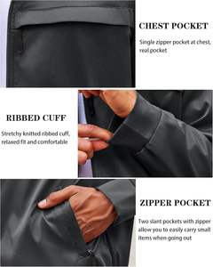 Chaqueta Táctica de Invierno para Hombre con Aislamiento, Cuello Alto, Bolsillos en el Pecho, Transpirable, Cierre de Cremallera, Procesamiento OEM - Product Image 4