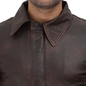 High Selling Trendy Wear <b>Men</b> <b>Leather</b> <b>Jacket</b> New Arrival 2026 Comfortable Wear <b>Men</b> <b>Leather</b> <b>Jacket</b> - Product Image 5