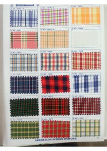 Colección de telas de uniformes para niñas de primera calidad, tela vaquera tejida duradera, material de camisa de vestir teñido liso transpirable para una comodidad duradera - Product Image 2