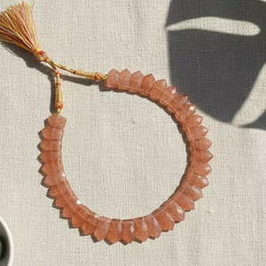 Collier de perles en pierre de labradorite naturelle de qualité AAA, perles lâches, fil de collier, bijoux, collier de labradorite, perles facettées - Product Image 2