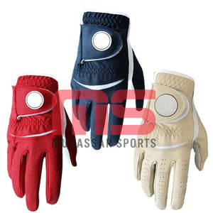 Guantes de Golf Profesionales Personalizados para Hombre, de Cuero Genuino Cabretta, Impermeables, de Alta Calidad a Precio Económico - Product Image 1