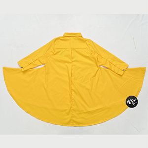 OEM diseño personalizado elegante alto-bajo para las mujeres sólido liso de alta calidad de moda de algodón de poliéster de alta-baja de las mujeres de la calle alta-baja - Product Image 6