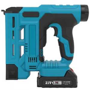 <span class=keywords><strong>Cloueur</strong></span> sans fil avec batterie lithium-ion - Pistolet à clous électrique rechargeable pour le travail du bois, le bricolage et la construction industrielle - Product Image 6
