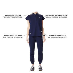 Uniformes hospitaliers d'été Scrubs Chirurgical Medical Nursing Scrub Suit for Professionals Unisex Beauty Salon Hospital Uniform Sets - Product Image 4