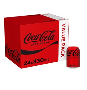 Popular Coca Cola <b>Zero</b> <b>Sugar</b> 24 x 330ml Cans Pack Ideal for Market Supply Retail Distribution and Global Shipping Buyers - Product Image 2