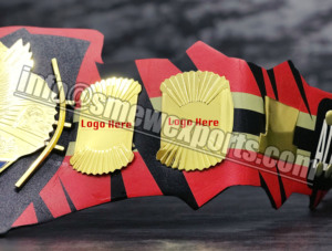 เข็มขัดแชมป์น้ำหนักหนักแบบกำหนดเองขายส่ง คุณภาพสูง พิมพ์ลายบนสายโลหะ สำหรับ UFC มวย คาราเต้ ยิวยิตสู ยูโด แบบกำหนดเอง - Product Image 2