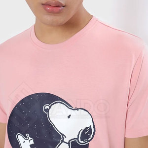 เสื้อยืดผ้าฝ้าย100% ลำลองสำหรับผู้ชายมาใหม่เสื้อยืดพิมพ์ลายทรงหลวมวัสดุที่ดีที่สุดและแขนสั้น - Product Image 2