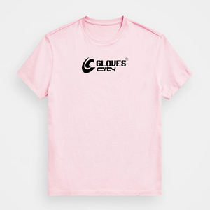 Camiseta de punto de algodón 100% Unisex, ropa de Fitness personalizada con estampado gráfico en blanco para hombres, corte de equipo de GUANTES City - Product Image 1