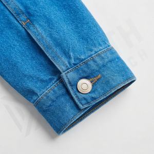 Veste en jean à manches longues avec strass, couleur personnalisée, nouvelle collection, prix d'usine, design personnalisé, mode féminine, élégante - Product Image 6