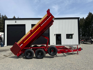 High Quality Factory Original Farm <b>Trailers</b> for Sale 7x14 High Side Dump <b>Trailer</b> and 6x12 Dump <b>Tractor</b> <b>Trailer</b> - Product Image 3