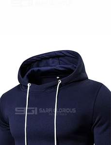 Sudadera con capucha extragrande de algodón 100% para hombre de la mejor calidad, tejido de punto impreso con logotipo personalizado, precio al por mayor exportable - Product Image 5