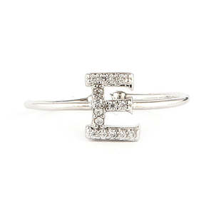Bague alphabet pour femme - Argent - Argent - Product Image 2