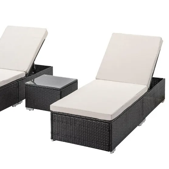 Meubles de plage de mer extérieur de haute qualité, piscine, chaises de salon en aluminium, Patio, Chaise de jardin, Chaise de soleil, canapé de plage