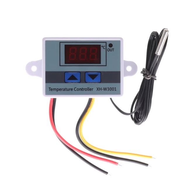 Wholesale 24V XH-W3001/XH-3001/W3001 Digital Temperature Controller, LED Thermometer with Switch & Probe