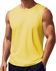 เสื้อกล้ามออกกำลังกายผ้า100% นิตติ้งสำหรับผู้ชายแห้งเร็วเสื้อออกกำลังกายแบบสปอร์ตระบายอากาศ - Product Image 6