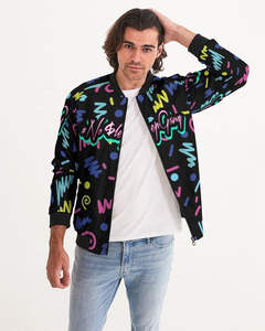 Blouson bomber unisexe d'hiver à capuche et col montant avec logo frontal, impression personnalisée, coupe-vent, respirant, service OEM professionnel - Product Image 4