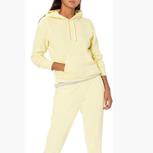 Meilleure vente Sweats à capuche d'échauffement pour femmes Vêtements d'hiver Couleur unie personnalisée Sweats à capuche pour femmes Meilleur matériel Sweats à capuche pour femmes - Product Image 4