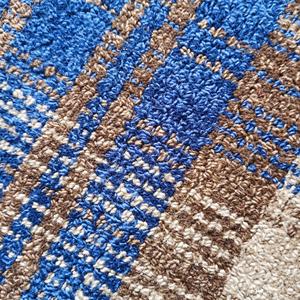 Alfombra de tartán escocés, alfombra a cuadros con mechones a mano, corte de bucle, personalizar la decoración del hogar, alfombra para suelo de ático - Product Image 2