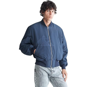 <b>Top</b> Quality Nylon Varsity Jacket Custom Embroidery Fashion Streetwear Outerwear for Clothing Wholesale and Boutiques - Product Image 1