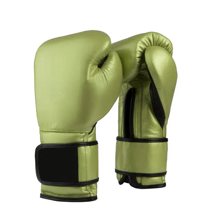 Gants de boxe de haute qualité à bas prix Gants de boxe respirants unisexes en cuir durable personnalisés OEM