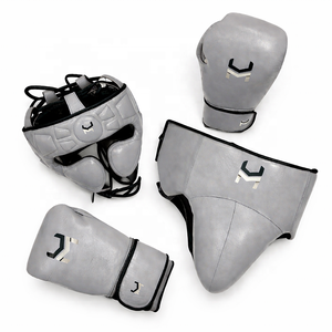 Kit de Boxeo OEM Personalizado Morado de Última Moda, Más Vendido, para Entrenamiento, Fabricado con Cuero Vacuno Genuino, Equipo de Artes Marciales Mixtas - Product Image 3