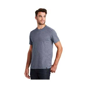 Personnalisé Vintage Hommes T-Shirt 100% Coton O-Neck Batik Conception Solide Couleur Lâche Manches Courtes Lourd 250g Tissu Tricoté - Product Image 4