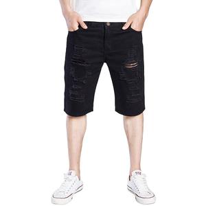 Short en jean de haute qualité pour hommes séchage rapide et respirant Logo personnalisé vêtements d'été avec motif solide nouvelle mode sur mesure - Product Image 4