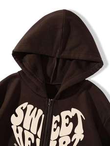 Venta caliente de diseño personalizado de las mujeres Slim Fit Puff Imprimir Sudadera con capucha de alta calidad Jersey de invierno Impreso Tallas grandes con capucha frontal - Product Image 6