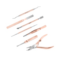 Ensemble de coupe-ongles en acier inoxydable pour enlever les cuticules