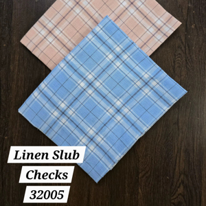 Tissu de doublure en lin slub de qualité supérieure 58% viscose poly douce pour vêtements et chemises Exportation mondiale - Product Image 1