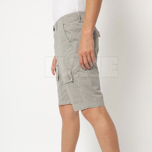 Best Selling High Quality 100% Cotton Cargo Shorts for Men Casual Style Breathable Hot Sale Solid Pattern Cargo Shorts - Product Image 2