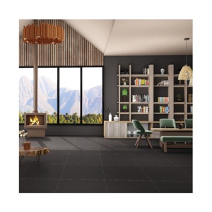 Carreaux de porcelaine pleine masse 60x120 cm NOIR 600x1200 PUNCH LINER Carreaux de sol pleine masse noirs 600x1200 Carreaux de céramique couleur noire - Product Image 1