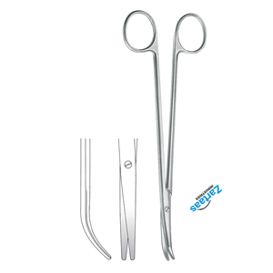 Tijeras de Disección/Operación THOREK de Acero Inoxidable de Alta Calidad, Curvas, 19 cm, Instrumentos Quirúrgicos - Product Image 3