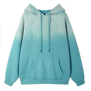 Wholesale Blank Heavyweight 500 Gsm <b>Vintage</b> Distressed Oversized <b>Sweatshirt</b> Men Fleece Cropped Top Acid Wash Hoodie - Product Image 1