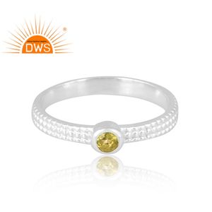 Último diseño, anillo de piedras preciosas de peridoto Natural de Plata de Ley 925, joyería de diseño personalizado para mujer, regalo para ella - Product Image 3