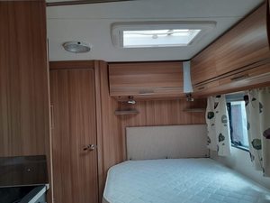 White Travel Trailer Caravan Mobile Home with <b>Kitchen</b> Bathroom Air Conditioning for <b>Camping</b> Outdoor Travel - Product Image 3