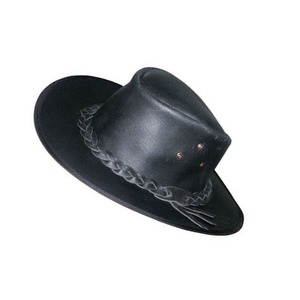 Leather Cowboy Hats Premium Cow <b>Crazy</b> Leather New Fashion Cowboys Best Selling Western Cowboy Hat - Product Image 3
