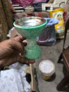 Brûleur d'encens en bois de luxe arabe Mubkhar artisanal diffuseur d'aromathérapie incrusté de nacre cadeau religieux pour l'Aïd Ramadan - Product Image 6