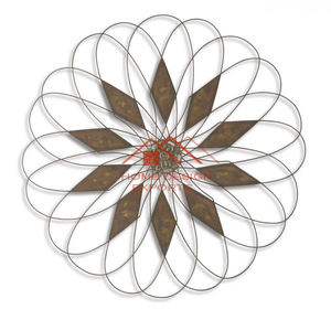 Arte colgante, venta al por mayor, accesorios de decoración de pared, conjunto de escultura de pared, decoración para sala de estar, pared de Metal - Product Image 6