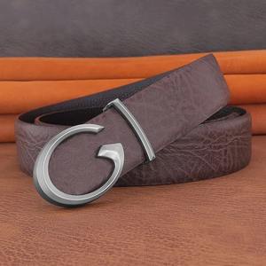 Diseñador Young Jeans Café Genuino Cuero de vaca Cinturón Casual Moda Suave para hebilla Alta calidad Lujo Marca famosa - Product Image 4