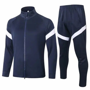 Venta al por mayor de color sólido última ropa de correr y trotar para los hombres chándales conjunto deportivo gimnasio chándal para los hombres logotipo personalizado - Product Image 5