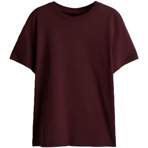 Camiseta Ecológica 100% Algodón Orgánico 220g, Lisa, de Alta Calidad, Personalizable con Logotipo en la Parte Delantera, Talla Grande, Casual, de Manga Corta para Hombre - Product Image 1