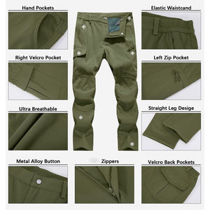 Pantalon softshell léger et élégant pour femmes, pantalon coupe-vent imperméable et respirant, randonnée en plein air durable - Product Image 4